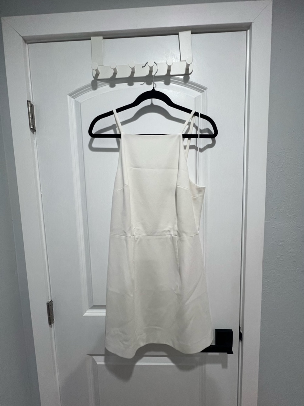 French Connection White Slip Dress with Thin Straps